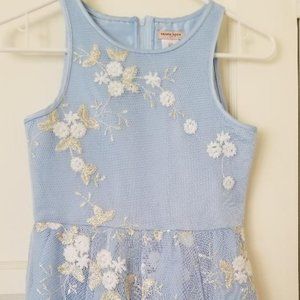 Nanette Lepore Fancy Blue Girls Dress